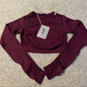 Gymshark flawless knit crop top